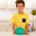 thumbnail image 4 of Bentgo Kids Snack Leak-Proof Container - Green/Navy<br>Edit, 4 of 4