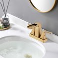 thumbnail image 2 of Centerset Waterfall Spout Bathroom Faucet with Drain Assembly, 2 of 5