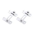thumbnail image 1 of VONKY 2pack/lot Sleek And Secure Bedroom Latch Stainless Steel Lock Fixed With Movable Bolts Tablet small size, 1 of 6