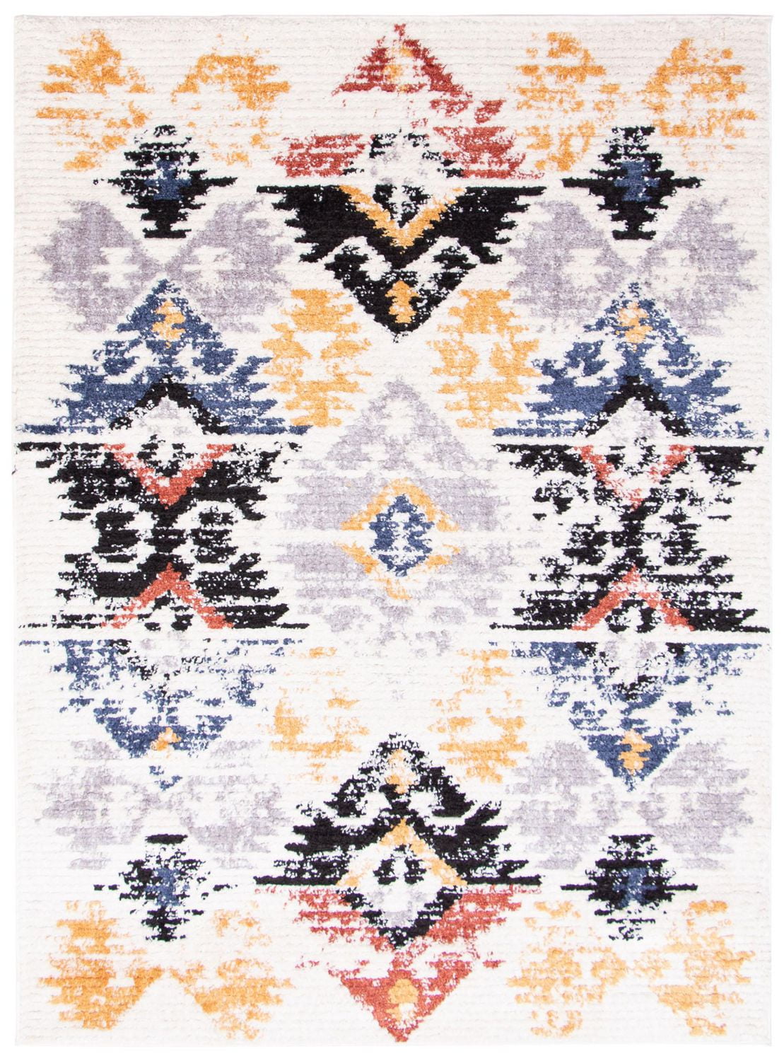 ECARPET Modern Geometric Indoor Area Rug, Super Soft & Plush Kashkuli Collection