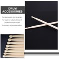 thumbnail image 4 of SNNROO 5a Maple Wood Sticks Drumstick Music Instrument Child 2 Pairs Portable Musical Instruments Chicken Thighs Mallet, 4 of 6
