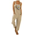 thumbnail image 1 of Femmes Casual en Vrac Pull Imprimé Style Plage Bretelles Minces Sans Manches, 1 of 4