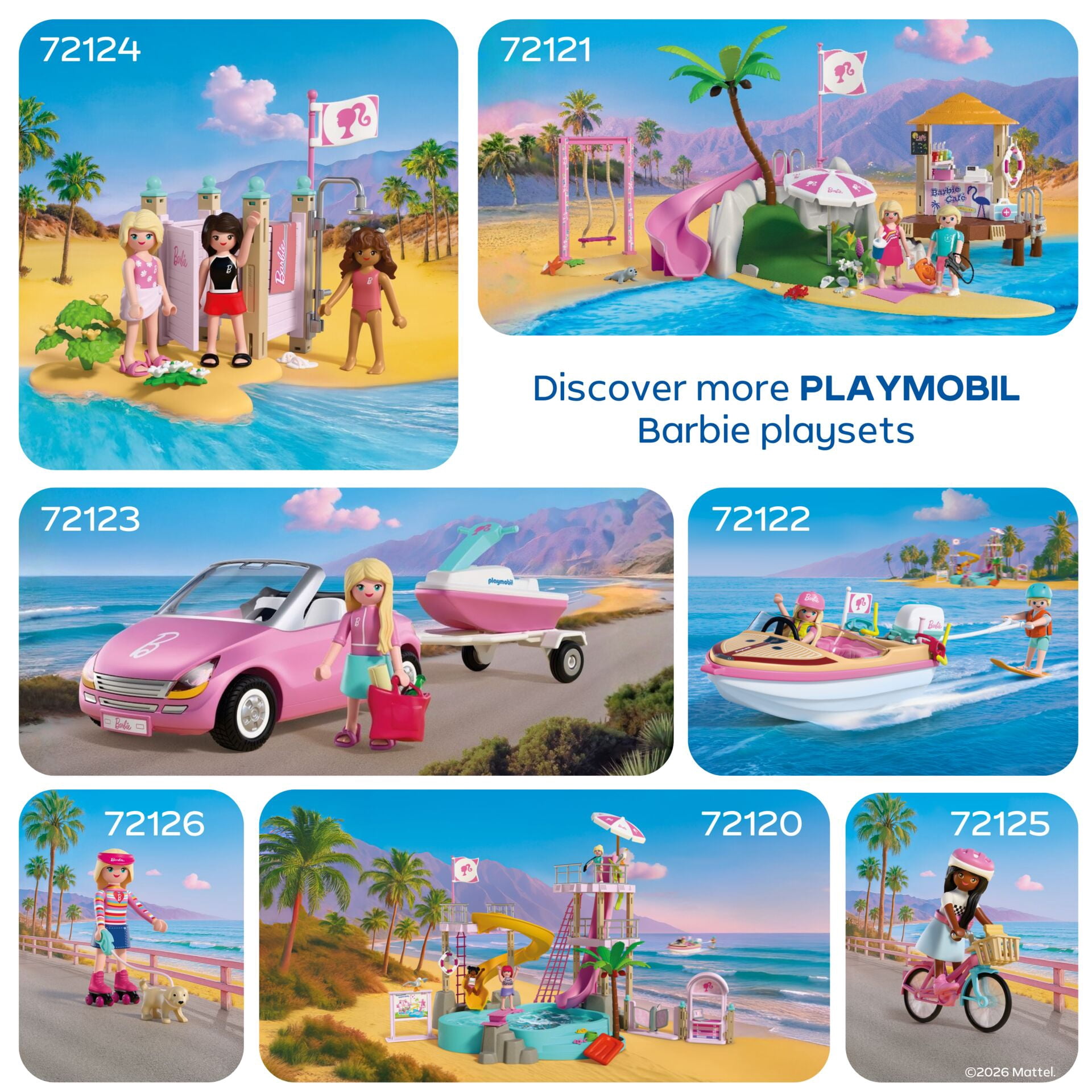 PLAYMOBIL x Barbie Beach Dress Up