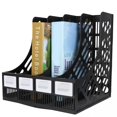 thumbnail image 2 of LAFGUR File Holder 4-Grid Desktop Document Tray High-end Plastic Organizer Storage Office Supplies, 2 of 8