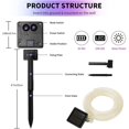 thumbnail image 2 of Solar Rope Lights 100 LEDs 8 Modes, 40ft Tube Light Waterproof Strip, Fairy Lights for Outdoor and Indoor Use, 2 of 7