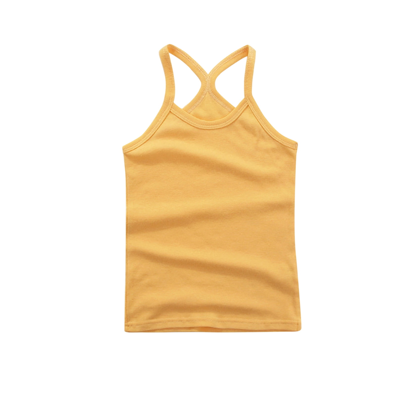Girls Dance Tank Top Racerback Crop Top for Active Toddlers for Gymnastics Ballet & Sports Activities