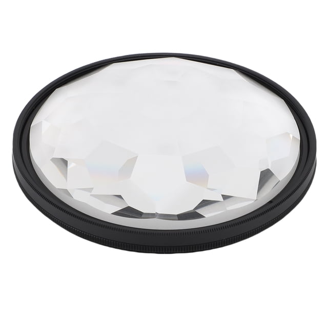 35 to 85mm Kaleidoscope Lens Filter, Photography Prism Crystal Glass Effect Filter for Photography Creation Repeating Subjects