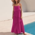 thumbnail image 2 of XZNGL Robe d'Été Décontractée Ample pour Femmes à Bretelles, Longue Maxi de Plage, Robes d'Été pour Femmes, 2 of 9