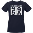 thumbnail image 1 of Milestone Birthday Oldometer Odometer Turning 50 Womens Organic T Shirt, 1 of 1