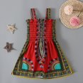 thumbnail image 2 of LOVZFMLL Girl's Pattern Long Sleeves Velvet Court Style Dress, 2 of 7