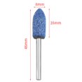 thumbnail image 1 of 1pcs Tête de Polissage Roue Tête Abrasive Montée pour Outil Rotatif Tige 3mm, 1 of 6