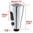 thumbnail image 4 of Allume Kitchen Faucet Head Replacement, Simple Kitchen Sink Faucet Parts, Pull Down Faucet Sprayer Head Nozzle, Centralized Spray and Injection Mode Silver, 4 of 11