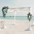 thumbnail image 3 of Artificial Wedding Arch Flowers Floral Arrangement for Living Room  Pink, 3 of 10