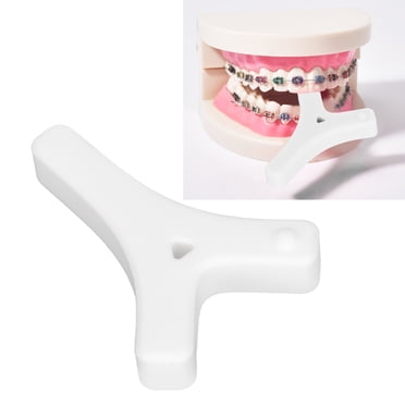 Silicone Orthodontique en Forme de Y, Emballage sous Vide Procédé Sans Joint Orthodontique Original Sécuritaire pour Morsure pour Soins Buccaux Dureté Modérée, Doux avec Haute Élasticité
