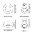 thumbnail image 2 of Ear Plugs For Sleeping 45dB Noise Cancelling Ear Plugs For Concerts Focus Travel Work Silicone Hearing Earplugs With 4 Tips (XS L) Reusable Noise Reduction Ear Plug, 2 of 5