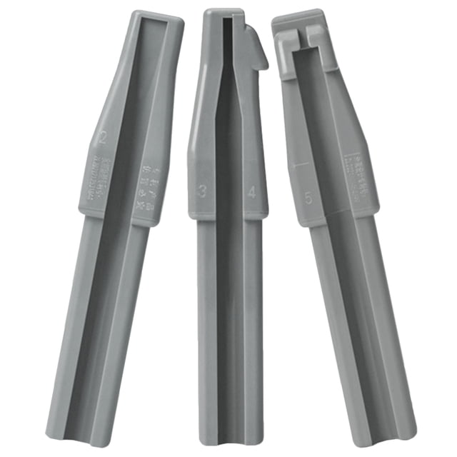 HEANUJJ 3Pcs Makeup Pencil Sharpener Aid Tool Stable Grey Duckbill Shape for Various Pencil Sizes