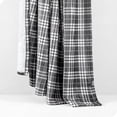 thumbnail image 2 of Bare Home Plush Sherpa Bed Blanket - Fluffy & Soft - Reversible - Lightweight - Twin/Twin XL, Stirling Plaid - Gray/White, 2 of 4