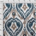 thumbnail image 2 of oneOone Polyester Lycra Fabric Ogee Ikat Printed Fabric 1 Yard 56 Inch Wide, 2 of 4