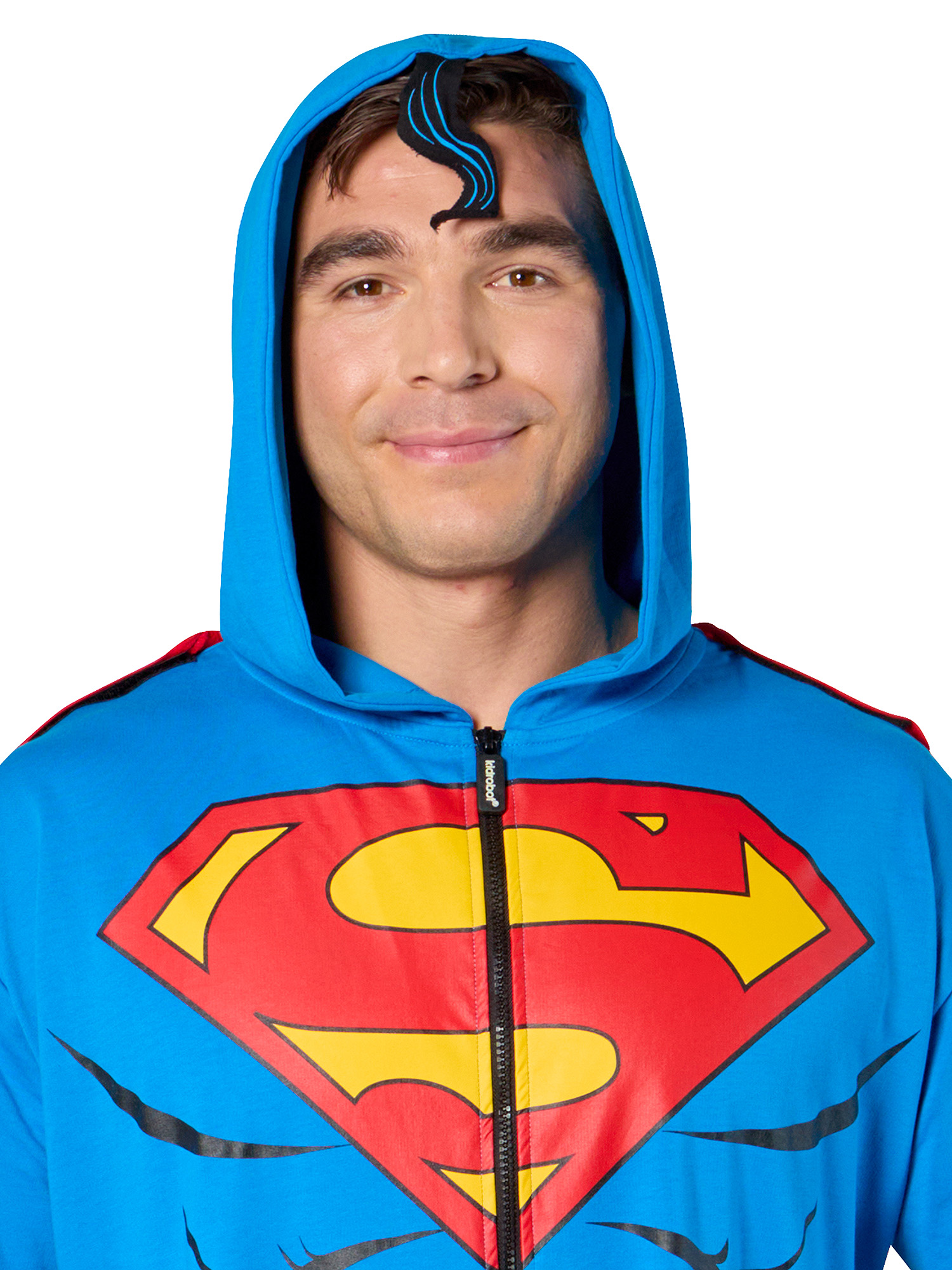 Costume Zipsters Tout-Confort Superman de DC Comics pour Adultes par Rubies, pour Hommes