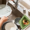 thumbnail image 3 of & Filter Kitchen Accessory Corner Rack Draining & Storage Solution Easy Install Triangular Strainer with Open Design, 3 of 3