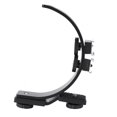 thumbnail image 3 of Support de Lampe Flash Double en Forme de C pour Caméra DV Caméscope Appareil Photo Reflex, 3 of 8