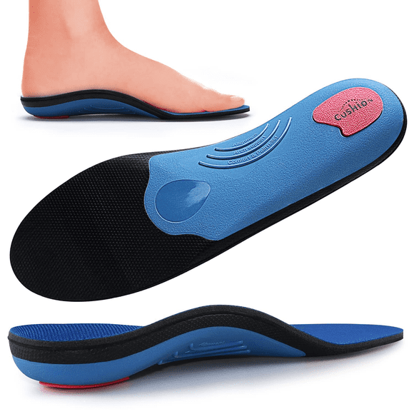 PCSsole Comfort Arch Support Insoles,Foot Supportive Orthotic Shoe Insert with Cushioning for Plantar Fasciitis, Heel Pain, Pronation, Flat Feet, Foot Pain Relief 28cm