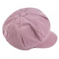 thumbnail image 3 of Mode Dôme Bérets pour les Femmes Coton Rétro Octogonale Casquette Printemps Automne Extérieur Tout-Appariement Plafonné, 3 of 6