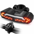 thumbnail image 1 of Wsdcam 5-in-1 Bicycles Tail Light Alarm Rechargeable for Night Ride with Turn Signals Brake Light and Remote Control, 1 of 8