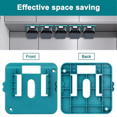 thumbnail image 2 of Lot de 10 Support de Rangement pour Batterie Compatible avec Makita 14.4V 18V Support Mural pour Outils de Batterie Li-Ion, 2 of 5
