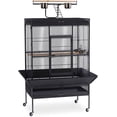 thumbnail image 1 of Prevue Wrought Iron Parrot Cage, Black, 1 of 9