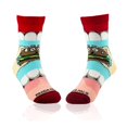 thumbnail image 1 of Yummy Hamburger Socks from the Sock Panda (Ages 3-7), 1 of 4