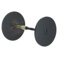 thumbnail image 1 of Unique Bargains Door Hole Cover Plate, 2 3/16' Deadbolt Cover Plate, Matte Black, 1 of 6