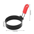 thumbnail image 3 of Yhmxh Kitchen Gadgets Kitchen Essentials Thick Stainless Steel Non Stick Round Frying Pan For Household Kitchen Small Tools Hamburger Patty Kitchen Aid Attachments Kitchen Accessories, 3 of 3