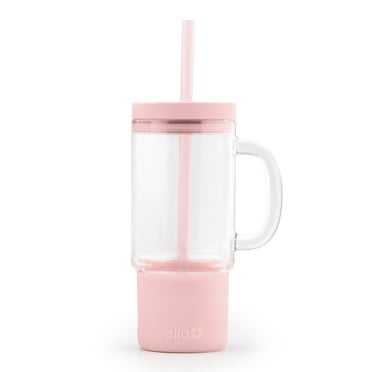 Ello Nova 18oz Tasse en verre avec paille