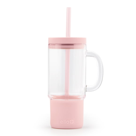 Ello Nova 18oz Tasse en verre avec paille