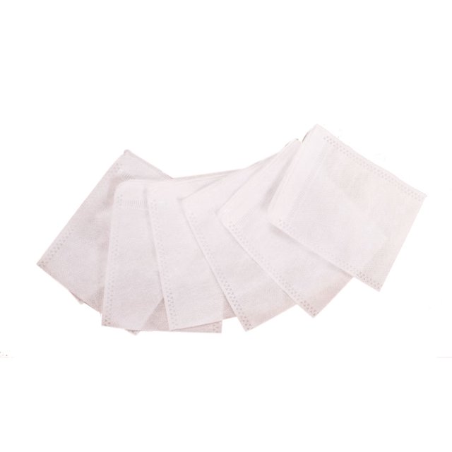 100pcs Tea Filter Bags Disposable with Drawstring for Loose Leaf Tea with Natural Unbleached Cloth