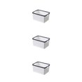 thumbnail image 1 of Maytalsory Premium And Nest-able Storage Solution For Desk Storage Basket Widely white s 3Set, 1 of 6