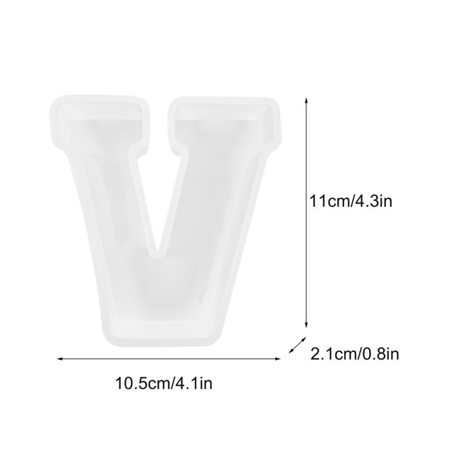 Fridja Alphabet Cake Baking Mould English Letter Silicone Mold 3D Alphabet Letter