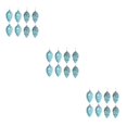 thumbnail image 1 of Maytalsory 8pieces Plastic Pine Tree Hanging Conveniently Designed Decorations For Easy Lake Blue 3Set, 1 of 6