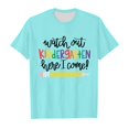 thumbnail image 4 of TZEWGL T-Shirts pour Nouveau-Né Saison de Rentrée Imprimé Manches Courtes Col Rond Vêtements pour Bébés Taille 12-14T, 4 of 4