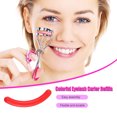 thumbnail image 3 of Eyelash Curler Refills Flexible Replacement Pads Rubber Solid Fine Workmanship Heavy-duty Practical Replace the Adhesive Strip Red (Single), 3 of 5