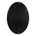 thumbnail image 4 of Kate and Laurel Elmora Glam Oval Fluted Wall Mirror, 23 x 32, Gold, Rounded Bathroom Mirror with Beveled Edge for Use as Vertical or Horizontal Mirror, 4 of 8