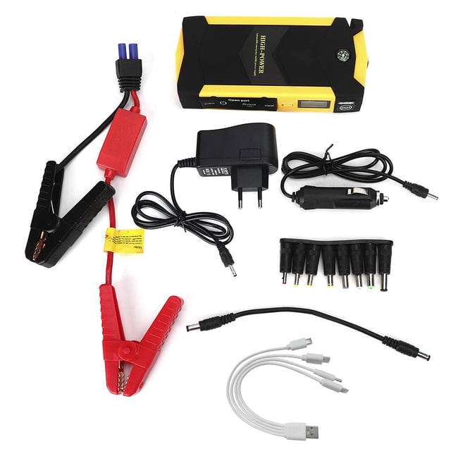 Emergency Car Battery Jump Starter Kit Portable 20000mah Power Bank Starting Device Charger 110-240V(EU Plug )
