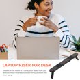 thumbnail image 2 of Shisuyan Support Pliant pour Ordinateur Portable, Auto-Adhésif pour Bureau, 2 of 8