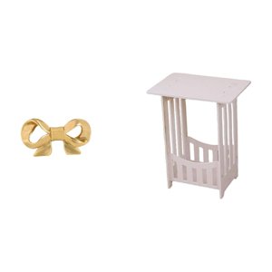 Lipstore Brass Bowknot Furniture Handle Cabinet Pull End Table Bedside Table Nightstand Coffee Table Crafted From Brass Suitable for Bedroom Living Room Office