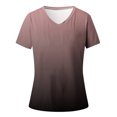 thumbnail image 4 of Birdeem T-Shirt Décontracté à Manches Courtes Col en V Imprimé Mode pour Femmes, 4 of 4