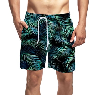 Ketyyh-chn99 Running Shorts Men Board Shorts Swimwear Athletic Boys Short Vintage Swim Trunks with Mesh Lining Swim Suits Board Shorts Black,4XL