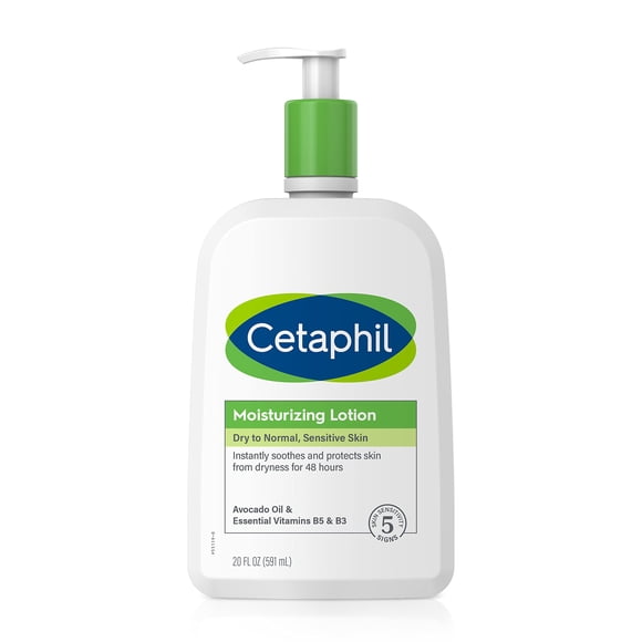 Cetaphil Lotion Hydratante Sèche Normale Sensible Protège la Peau 20 fl oz