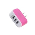 thumbnail image 1 of Universal Candy Color 3 USB Multi-Port ; Wall Wall Charger US Plug Wall Adapter Cube Block AC 110-220V 5V, 1 of 4
