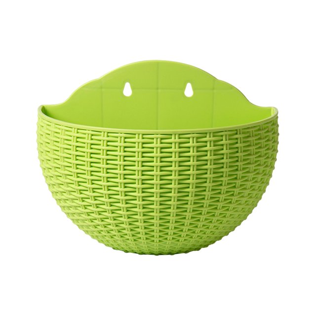 Xingzhi Stylish And Durable For Plastic Flowerpot Easy To Install Wall Plastic Pot Light Green 1 Pc